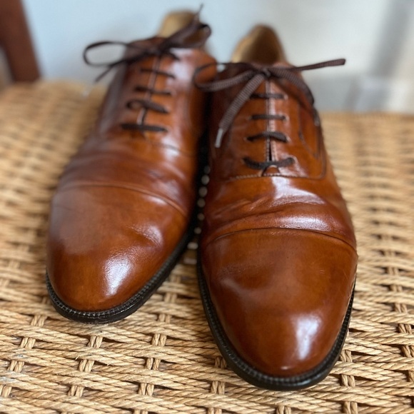 Johnston & Murphy Cellini Men’s Cap-Toe Oxford Shoes – Made in Italy – Size 9M main image 13